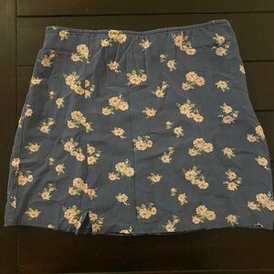 Women’s American Eagle Blue Floral Skirt